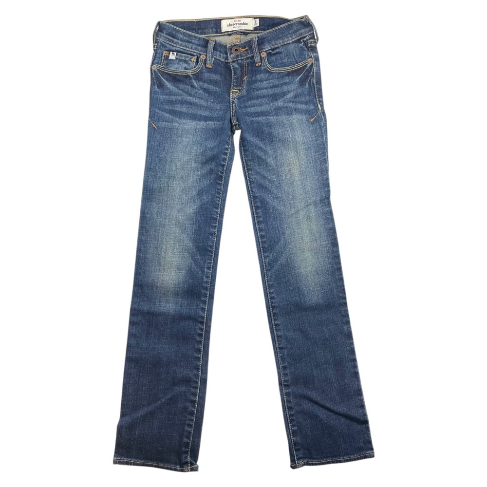 NWOT Abercrombie & Fitch Straight Leg Blue Jeans Size 8